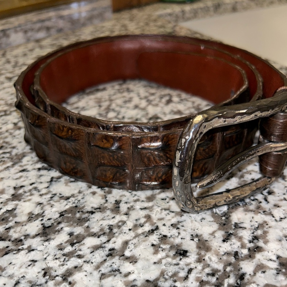 Torino Elite genuine crocodile belt